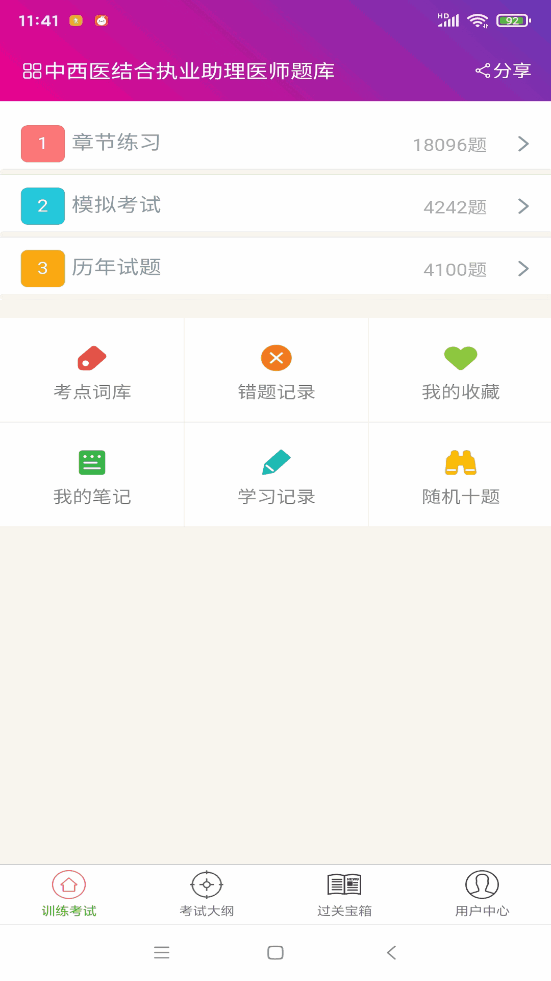 中西醫結合執業助理醫師總題庫