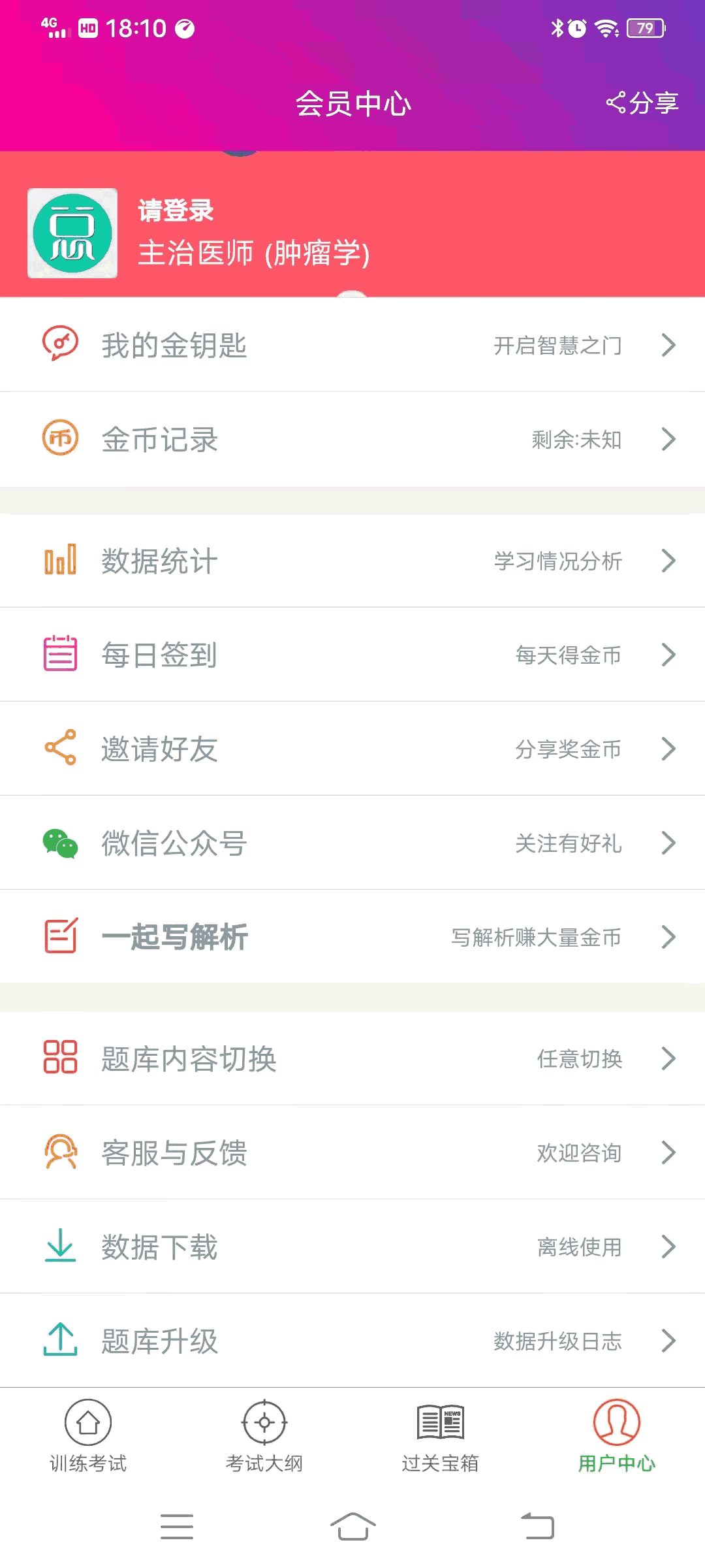 腫瘤學主治醫師總題庫